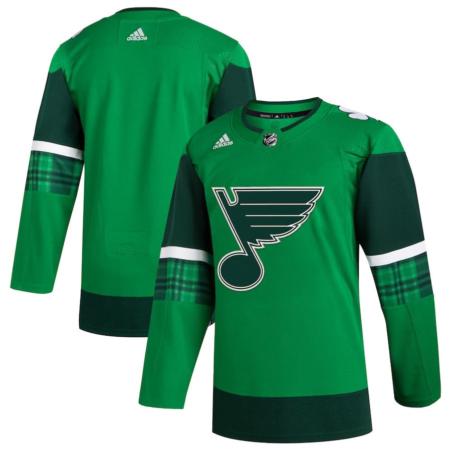 Men St. Louis Blues adidas Kelly Green 2023 St. Patricks Day Primegreen Authentic NHL Jersey->customized nhl jersey->Custom Jersey